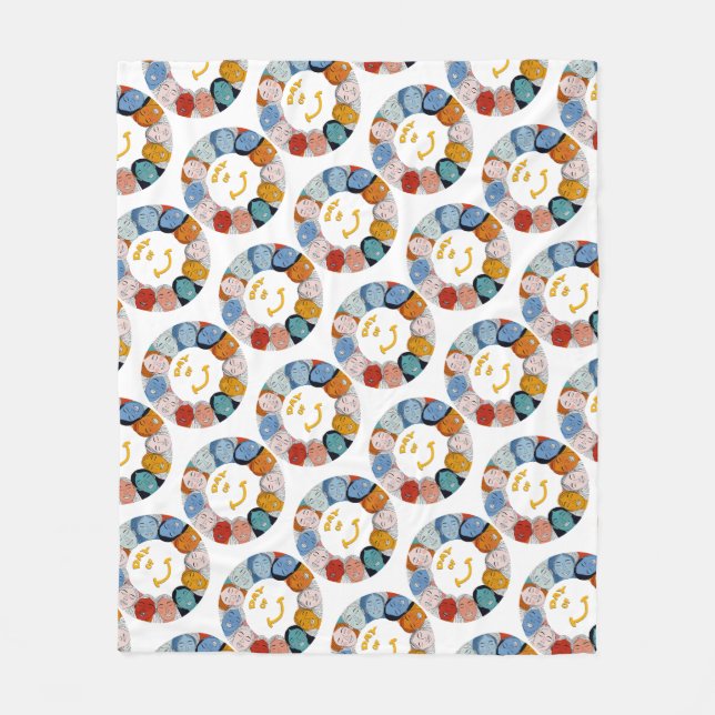 Cobertor De Velo Day of Happiness  (Frente)