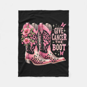 Cobertor De Velo Dê Ao Cancer O Boot Westers Cowgirl Boots Break Br