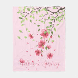 Cobertor De Velo Dê as boas-vindas à primavera com o Romântico Flor