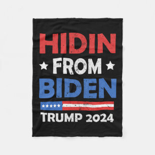 Cobertor De Velo De Biden Trump 2024 Homens Engraçados Anti Joe Bid