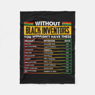 Cobertor De Velo De Inventores Negros Esquecidos História Negra Mês