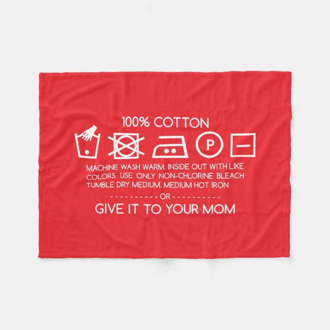 Cobertor De Velo Dê isso para sua mãe 4 (Frente (Horizontal))