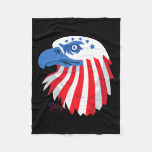 Cobertor De Velo De Julho S - Camisas Patriotas - Águia Bandeira Am