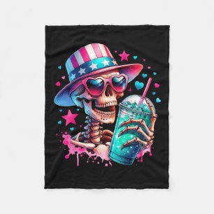 Cobertor De Velo De julho Skeleton Retro Trendy Mãe Skull Mama Vida