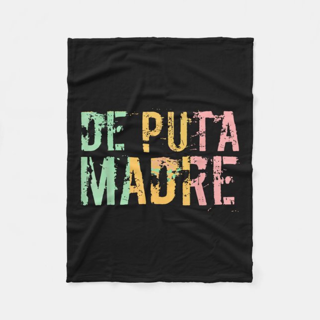 Cobertor De Velo De Puta Madre Funny Espanhol Hispânico Latim (Frente)