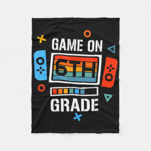 Cobertor De Velo De Volta à Escola Jogo Ativado 6ª Série Gamer Dive