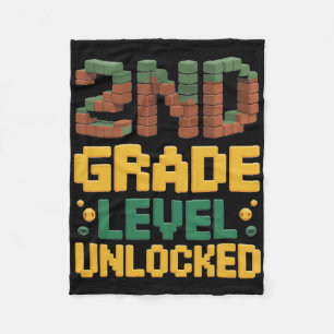 Cobertor De Velo De Volta à Escola Meninos do 2º Ano Gamer Primeiro