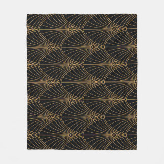 Cobertor De Velo Deco da arte: padrão geométrico clássico.