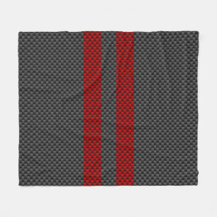 Cobertor De Velo Decor de Estilos de Carbono Vermelho Burgundy