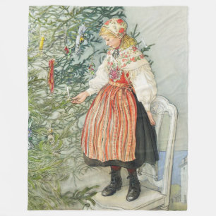 Cobertor De Velo Decoração da Árvore de Natal - Carl Larsson