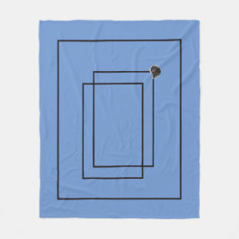 Cobertor De Velo Decoração do quarto azul-costeiro da vida marinha