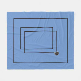 Cobertor De Velo Decoração do quarto azul-costeiro da vida marinha