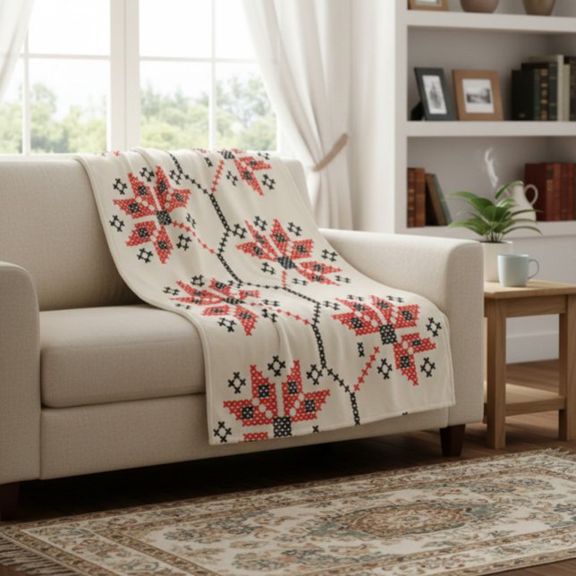 Cobertor De Velo Decoração inicial inspirada no Folk (Criador carregado)