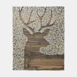 Cobertor De Velo Deer Impressão Fleece Blanket