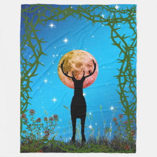 Cobertor De Velo Deer Season 'Deer in the Thickets'