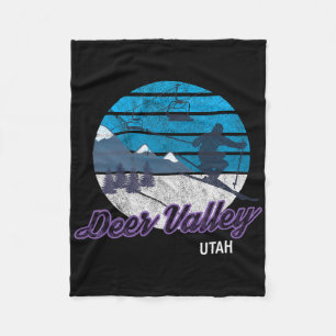 Cobertor De Velo Deer Valley Park City Utah Skining Usa Snowboard