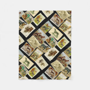 Cobertor De Velo Deerhound vintage