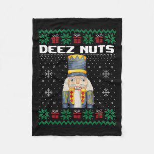 Cobertor De Velo Deez Loucos Nutcracker Mostra Sw de Natal Engraçad