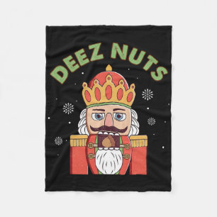 Cobertor De Velo Deez Loucos Nutcracker Nuts Men Festa de Natal P