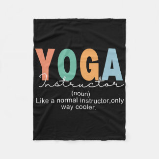 Cobertor De Velo Definição de Instrutor de Yoga Normal Apenas Mais 