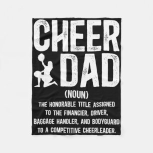 Cobertor De Velo Definição de Pai de Cheerleader Pai de uma Cheerle