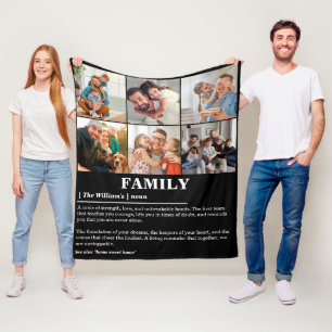 Cobertor De Velo Definição Personalizada da Família de Colagem de F