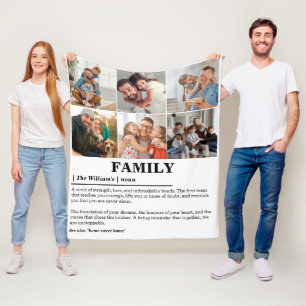 Cobertor De Velo Definição Personalizada da Família de Colagem de F