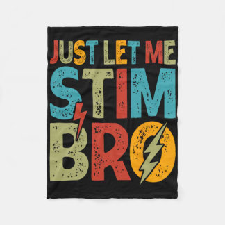 Cobertor De Velo Deixa-Me Estimular Os Homens Engraçados Autismo Aw