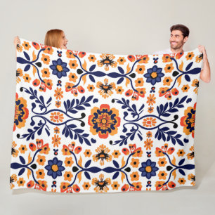 Cobertor De Velo Delícia inspirada no jardim - Aberto da peça 60x80