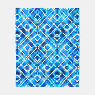 Cobertor De Velo Denim blue tie die texture repeat modern pattern
