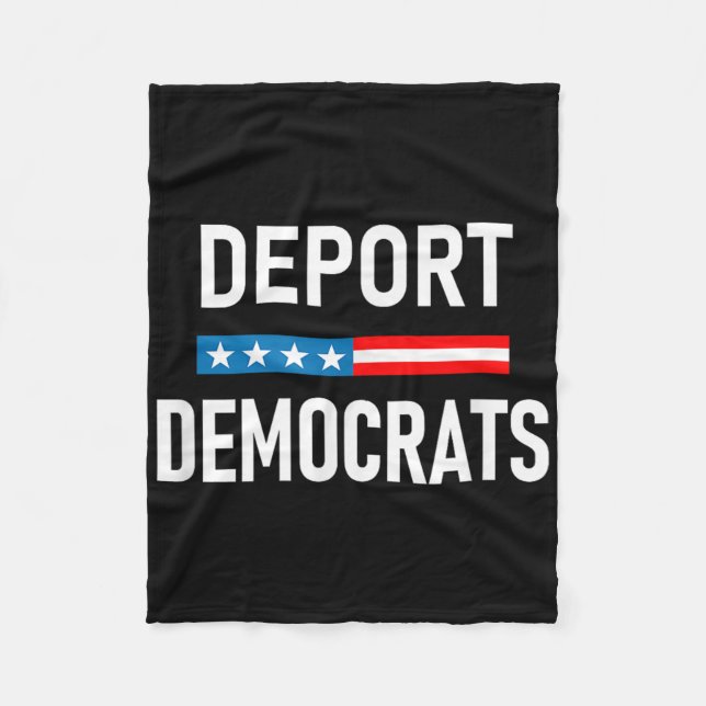 Cobertor De Velo Deportar democratas  (Frente)