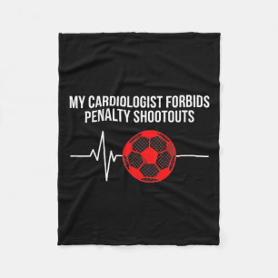 Cobertor De Velo Desafio de Pênaltis de Cardiologista Fã de Futebol