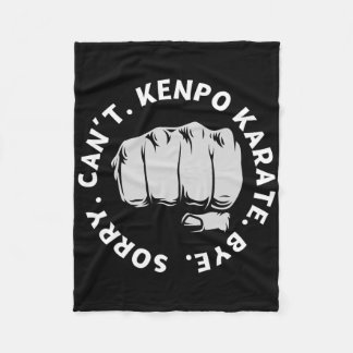 Cobertor De Velo Desculpe, Kenpo Karate não pode ser engraçado.