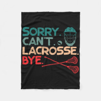 Cobertor De Velo Desculpe, Lacrosse Bye Bye Ball Sports Love