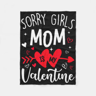 Cobertor De Velo Desculpe Meninas A Mamãe É Meu Coração De Valentão