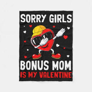 Cobertor De Velo Desculpe Meninas Bônus Mamãe É Meu Coração De São 