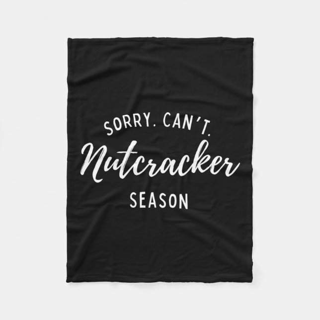 Cobertor De Velo Desculpe, não é possível o Nutcracker Season Natal (Frente)
