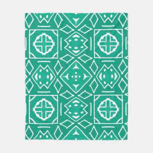 Cobertor De Velo Desenho Africano de Arte. Impressão tribal. Ikat