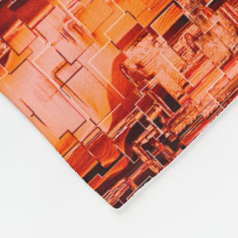 Cobertor De Velo Desenho de abstrato em mosaico esculpido em tons d