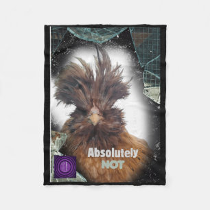 Cobertor De Velo Desenho de Frango Absolutamente Não Engraçado Sarc
