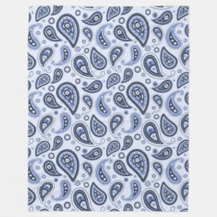Cobertor De Velo Desenho Intrincado de Estampa Floral Paisley
