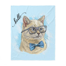 Desenho manual de um gato britânico engraçado em ó