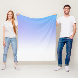 Cobertor De Velo Desenho ombre violeta e azul