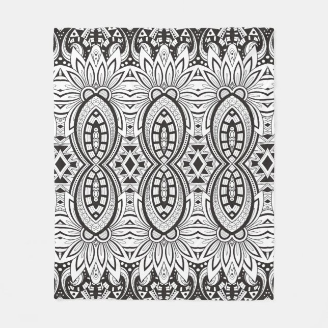 Cobertor De Velo Desenho tribal inspirado (Frente)