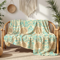 Desert Dream Vintage Sand & Turquoise Blooms