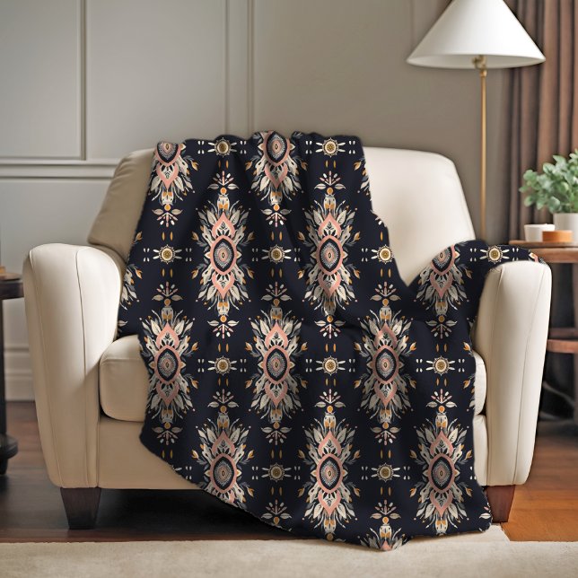 Cobertor De Velo Desert Rosa Charm Fleece Blanket (Criador carregado)