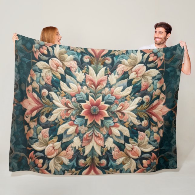 Cobertor De Velo Design abstrato enfileirado (In Situ)