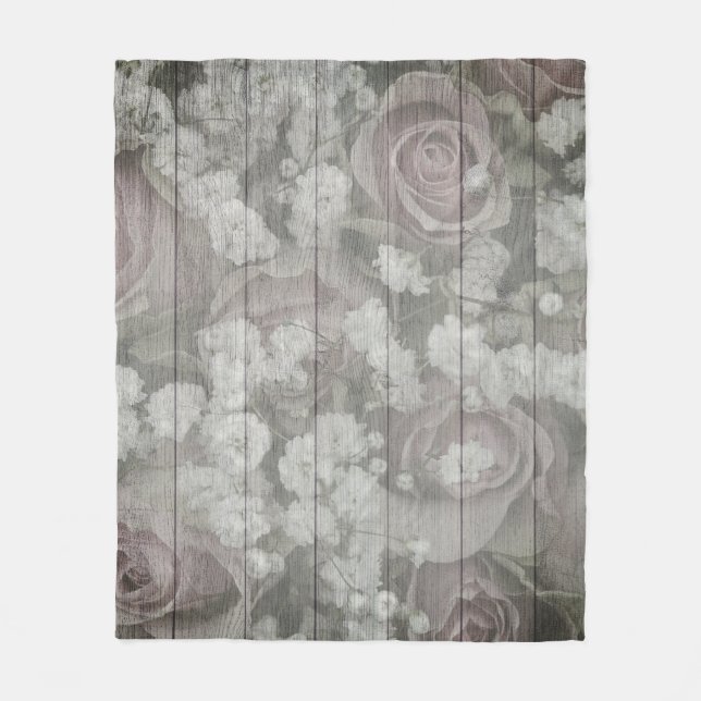 Cobertor De Velo design Chic da cinza (Frente)