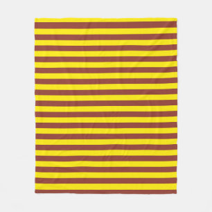 Cobertor De Velo Design das faixas amarelas e castanhas