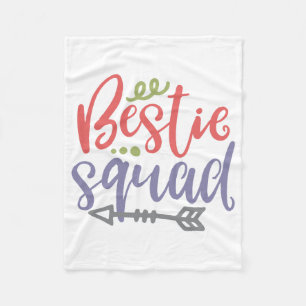 Cobertor De Velo Design de Amizade Bestie Squad